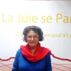 Paule Zellitch dans les studios de RCF Puy-de-Dôme