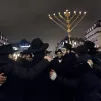 Fête de Hanoucca à Paris, le 19/12/2017 ©Magali Cohen / Hans Lucas