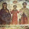 Détail de fresque catacombes de San Gennaro, Naples ©Wikimédia commons