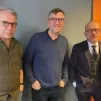 Pour rendre hommage au poète Louis Aragon, mort il y a 40 ans, Christophe Henning reçoit Philippe Torreton et Olivier Barbarant ©RCF