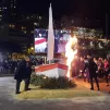 La Sainte Dévote - Embrasement de la barque la veille au soir - Photo RCF