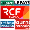 les logos des organes de presse participants à l"émission dialogues avec la presse