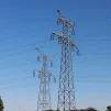 Pylônes électriques / Photographie de Mathieu Thomasset / Hans Lucas.