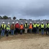 visite de chantier parc photovoltaïque de Palaja
