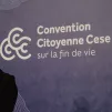 Lancement de la convention citoyenne sur la fin de vie au CESE, en présence d'Elisabeth Borne © Maxime Gruss / Hans Lucas.