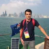 Kevin Cabioch au Qatar pendant la Coupe du Monde 2022.