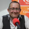 Franck Viano dans le studio de RCF Nice Côte d'Azur 