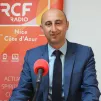 David Konopnicki dans le studio de RCF Nice Côte d'Azur