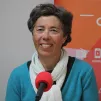 Hélène Constanty dans le studio de RCF à Nice - Photo SCG pour RCF