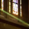 Deux fois par an, au moment des équinoxes, un rayon de lumière de couleur verte traversait la cathédrale de Strasbourg ©Source : Strasbourg Tourisme