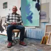 Le peintre Matthieu Dorval @ Christophe Pluchon, RCF 2023
