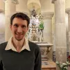 Guillaume Marquet, dans la crypte de Notre-Dame-du-Port