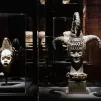 L'exposition présente des "oeuvres magnifiques et majeures" comme ces têtes de masque. ©Musée des Confluences/Lyon