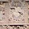 Le tympan de l'abbatiale Sainte-Foy de Conques ©Wikimédia commons