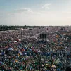 En janvier 2019 au Panama, plus de 110 00 jeunes étaient rassemblés autour du Pape François © Jean-Matthieu Gautier / Hans Lucas