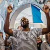 Des jeunes de la délégation française aux JMJ de Panama, le 22/01/2019 ©Jean-Matthieu Gautier / Hans Lucas