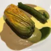 La courgette au tourteau d'Alexandre Santinelli