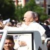 Arrivée du pape François pour la cérémonie d'accueil au parc Édouard-VII, à Lisbonne, le 03/0/2023 ©JMJ Lisboa 2023