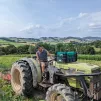 Blaise Fayolle sur son tracteur - © RCF Lyon (Didier Rodriguez)