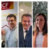 Eric Gold, Jean-Marc Boyer et Marion Canalès de gauche à droite