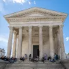 La rénovation de la Maison carrée en 2022. Crédit photo : Sandrine Marty/Hans Lucas