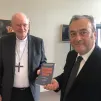L'archevêque de Bordeaux Mgr James et le Rabbin de Bordeaux Moïse Taïeb