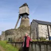 Philippe Cauwel, président de l'association des "Amis du Moulin de Brissac", devant le moulin @Archives RCF Anjou