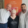 Jean-François Michiels, Thérèse Wattiaux et le Père Nicolas © RCF Bruxelles  