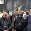 Monseigneur Marc Beaumont, Monseigneur Yves Baumgarten, Monseigneur Didier Noblot et Monseigneur François Kalist de gauche à droite