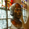 Portrait de Jeanne situé dans l'église Ste-Jeanne d'Arc de Rouen