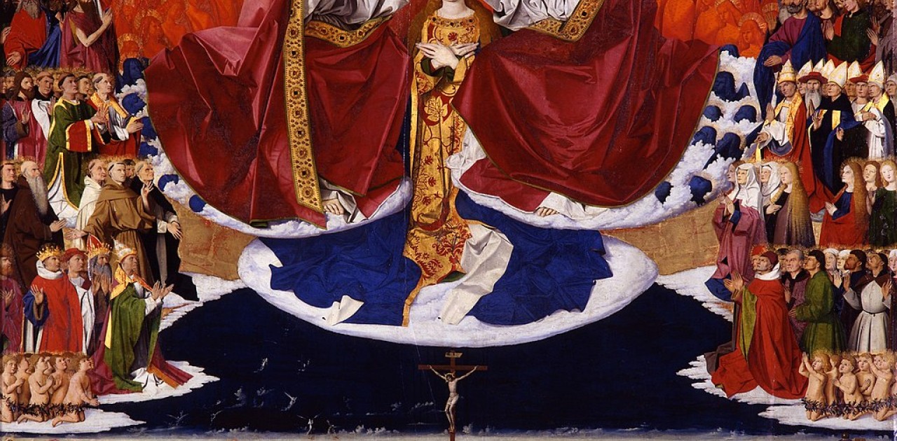 Couronnement de la Vierge - Wikipédia Couronnement de la Vierge - Wikipédia