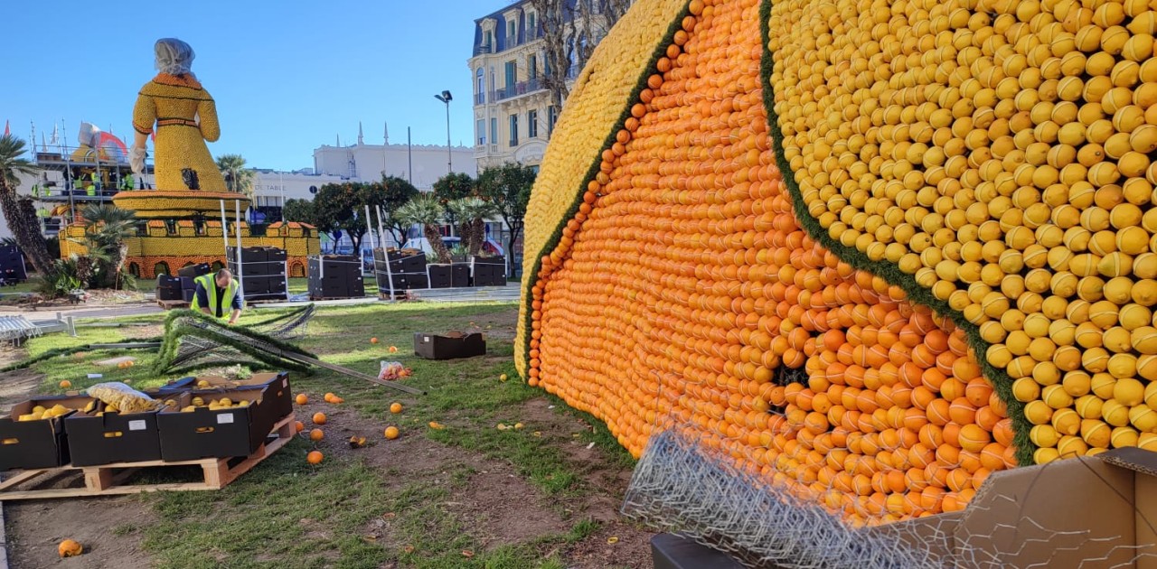 Menton se prépare pour la Fête du Citron | RCF Nice Côte d'Azur