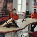 Emma, Dylan et Medhi, volontaires en Service Civique pour Unis Cité. (Photo issue du Facebook officiel)