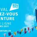 2021 - affiche de la 6ème édition du Festival Les Rendez-Vous de l'Aventure