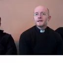 De gauche à droite : Père Yves-Marie Couet, Père Jean-Baptiste Nadler, Père PAtrick Monier