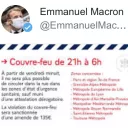 Compte twitter officiel d'Emmanuel Macron