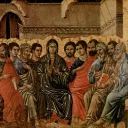 La Pentecôte par Duccio di Buoninsegna (1308).