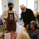 Vignette Invité local sur fond rouge de rubrique actualité avec en bas à droite le micro RCF et la mention Nièvre