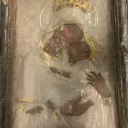 2019 Muses et ART- Icône Vierge à l'Enfant avec Riza en métal 19ème siècle Musée de Notre-Dame-de-Marceille