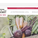 2020 - RCF Jura - La page d'accueil du site internet "J'veux du local ! Les saveurs du Jura"