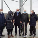 2021 - RCF Jura - L'inauguration du premier des 14 mâts de la ligne du Revermont sur la commune d'Arbois