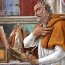 Wikimedia Commons - Saint Augustin dans son cabinet de travail, par Botticelli Eglise Ognissanti, Florence