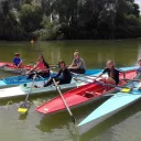 Aviron Club de Bourges - En raison du contexte sanitaire, seul les bateaux individuels sont utilisés.