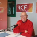 Vignette Invité local sur fond rouge de rubrique actualité avec en bas à droite le micro RCF et la mention Nièvre