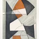 Alberto Magnelli Sans titre VI 1962Gravure originale, eau-forte et aquatinte,signée au crayon par l'artiste, extraite de la suite de l'ouvrage Paroles Peintes I. Ed. Lazar-Vernet, Paris.