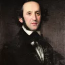 Felix Mendelssohn en 1846 par Eduard Magnus.