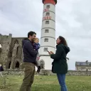 A la pointe Saint-Mathieu, dans le Finistère