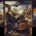 « La guerre 1929-1932 » Triptyque d'Otto Dix