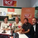 Vignette Invité local sur fond rouge de rubrique actualité avec en bas à droite le micro RCF et la mention Nièvre