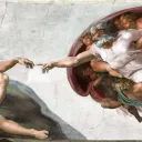 Wikimédia Commons - La Création d’Adam, fresque du plafond de la chapelle Sixtine par Michel-Ange (Vatican)